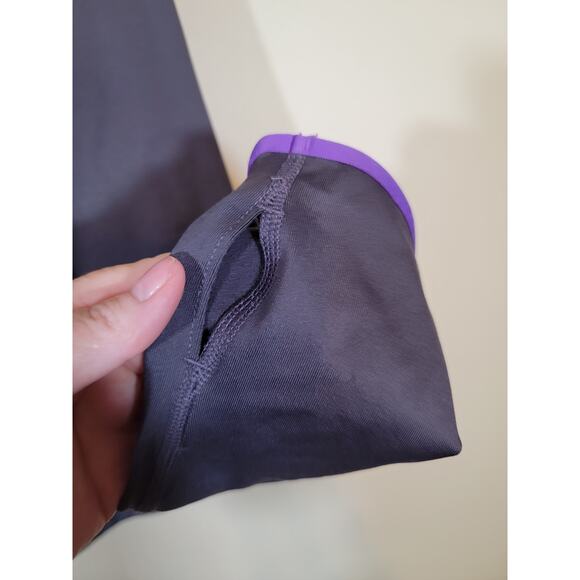 Nike Pro Women's Stretch Dri-Fit Activewear Training Sweatshirt Purple SZ Large - Picture 10 of 10